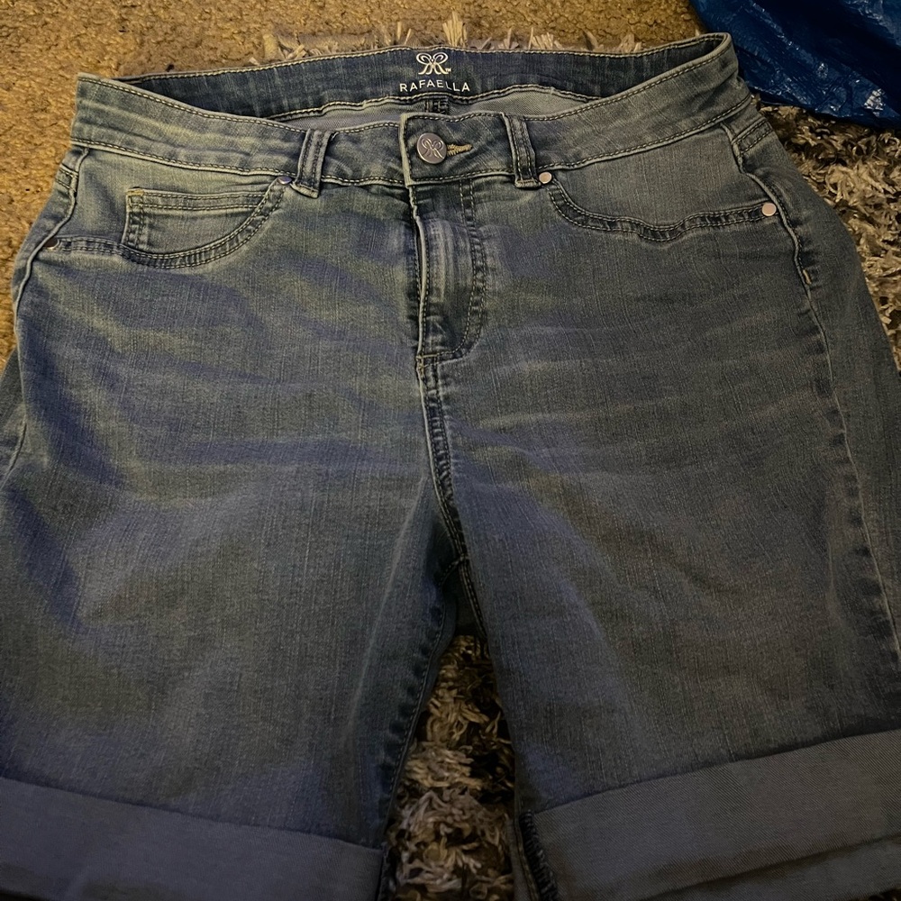 Rafaella Women's Blue Jean Shorts
